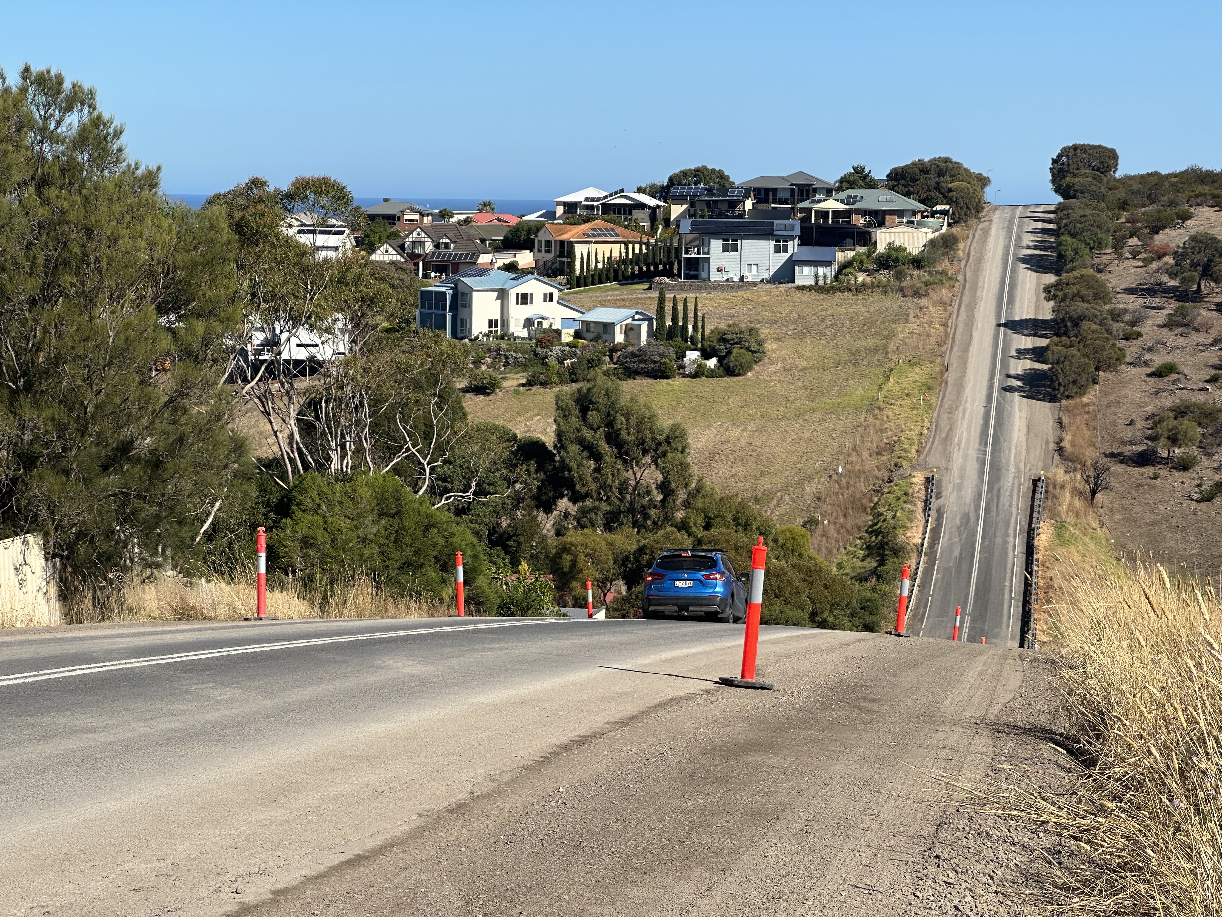 Three Gullies Road in March 2023