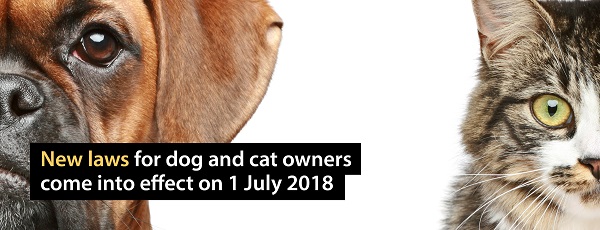 Dog and cat laws Dog and cat registration is changing