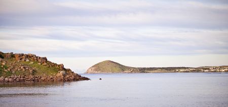 View with Granite Island and Bluff from Causeway
