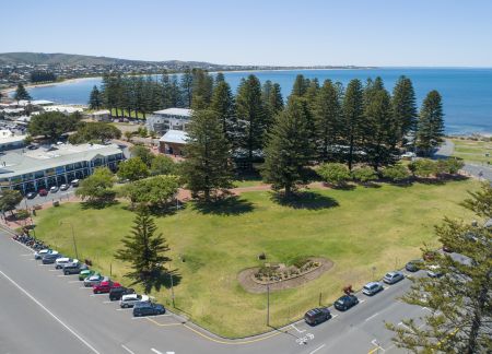 Aerial view of Warland Reserve