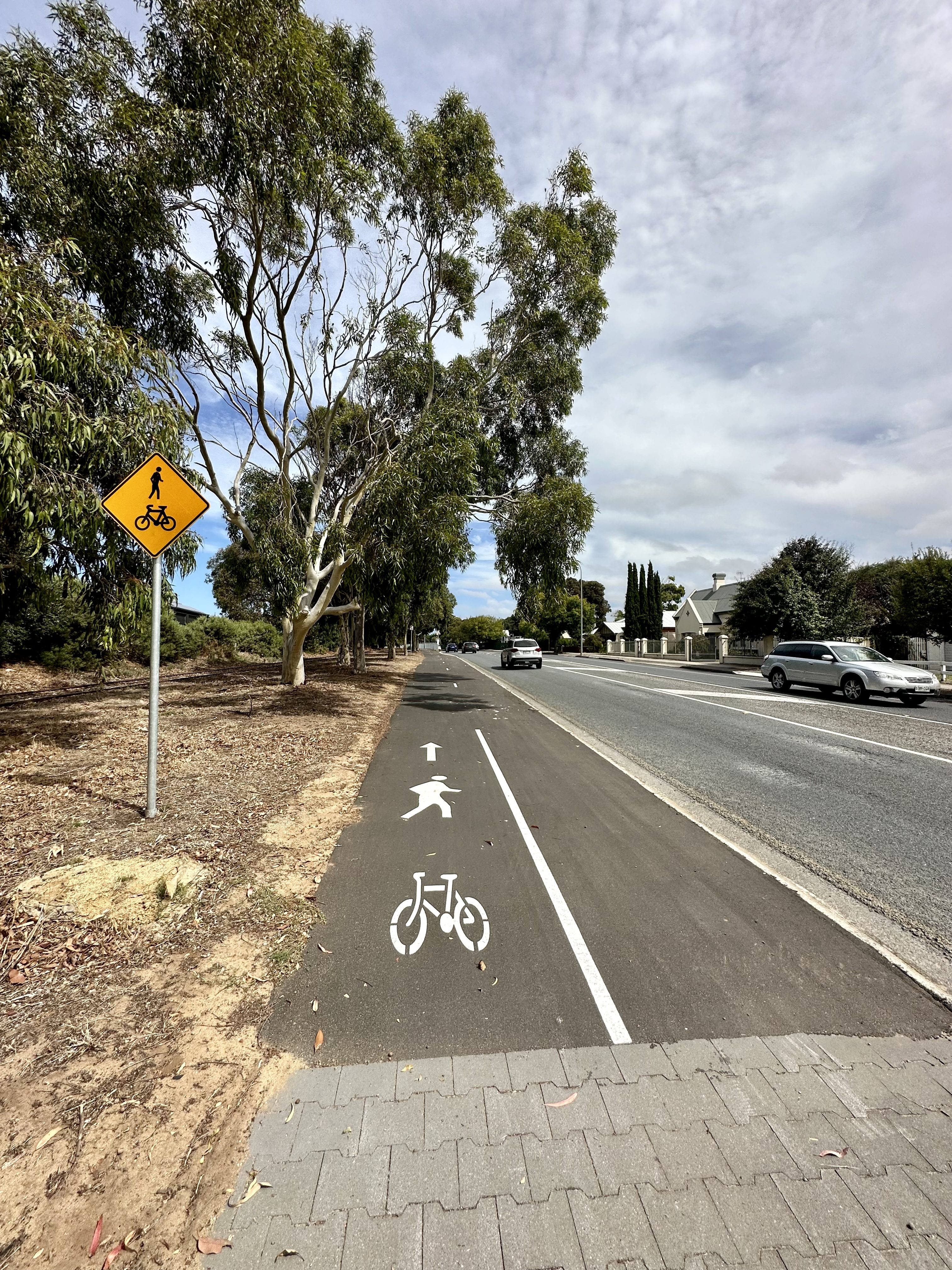 Hindmarsh Road Shared Path after image