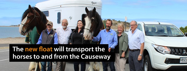 New float for Victor Harbor Horse Tram
