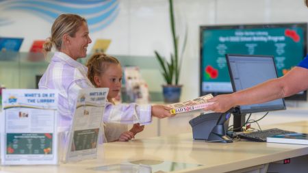 Library - People Borrowing