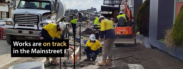 Mainstreet Upgrade Well Underway Mainstreet Upgrade Well Underway