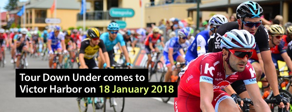2018 Santos Tour Down Under Tour Down Under comes to Victor Harbor on 18 January 2018