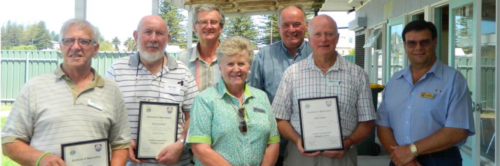 SCOTS BBQ 2015 Recipients of SCOTS service awards