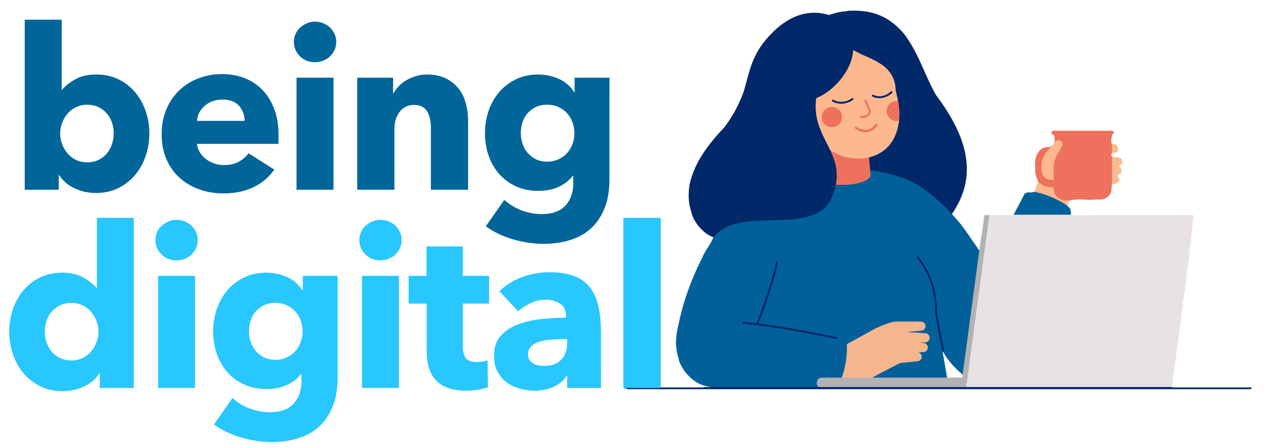 being digital logo