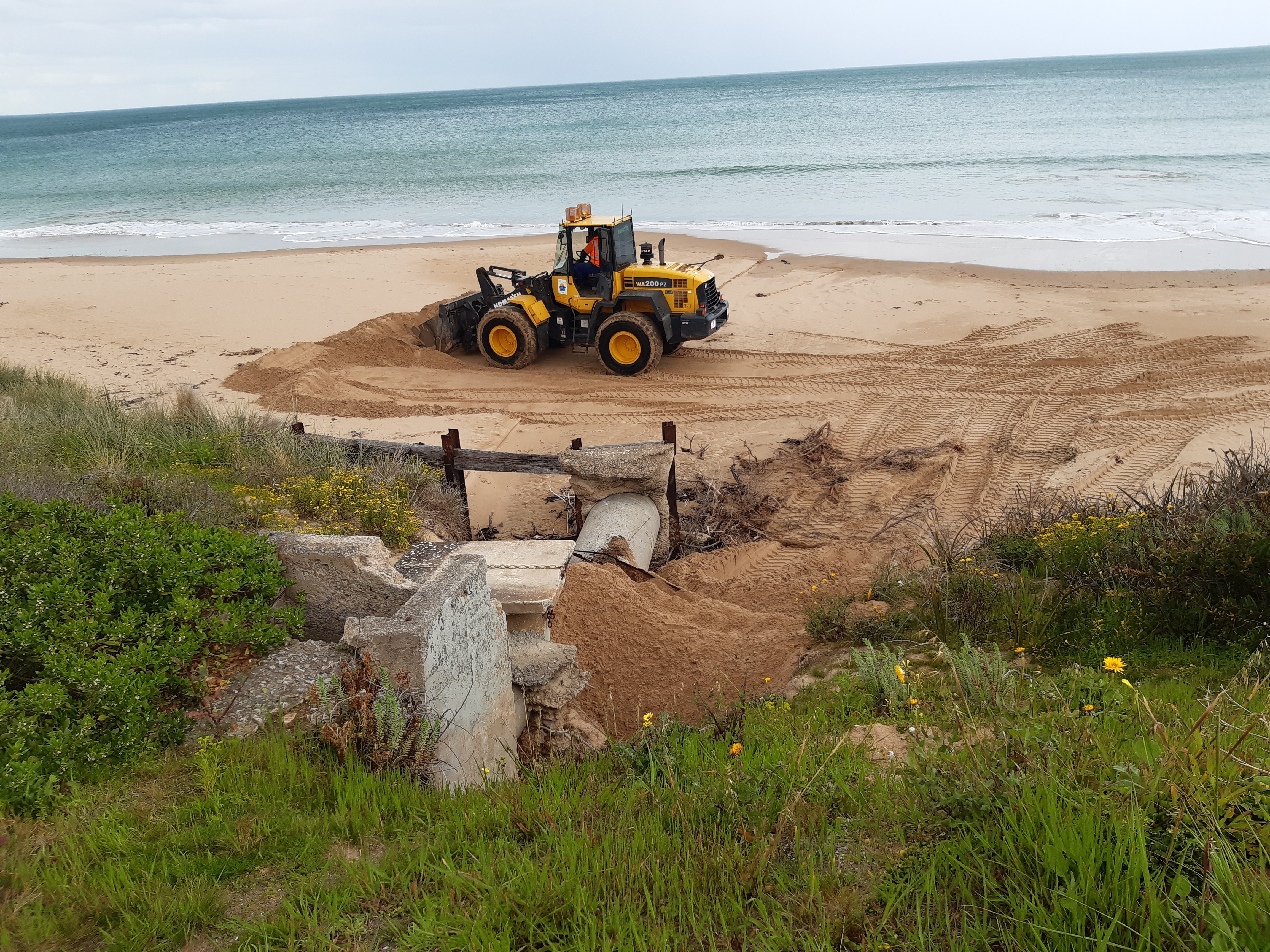 Emergency works at Yandra Terrace in 2022