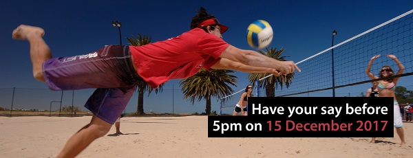 Have your say on the volleyball courts lease proposal Have your say on the volleyball courts lease proposal