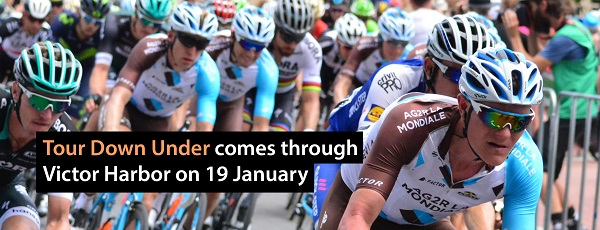 Tour Down Under comes through Victor Harbor Tour Down Under comes through Victor Harbor
