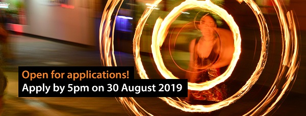 Apply by 5pm on 30 August 2019