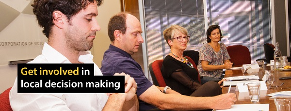 Get involved in local decision making!