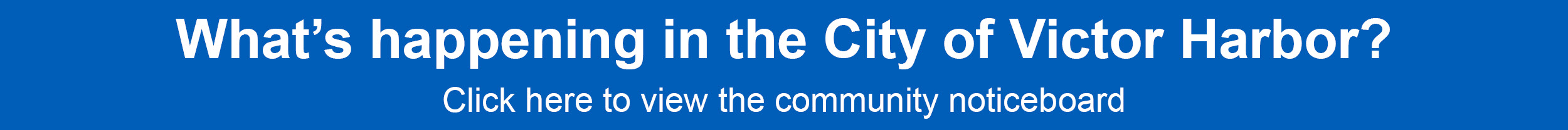 Community Noticeboard Link