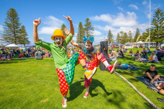 Performers at Victor Harbor Fringe Festival