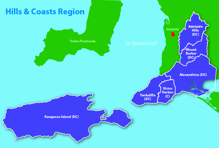 Resilient Hills and Coasts region