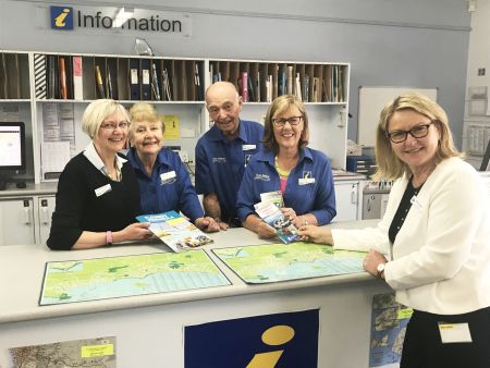 Volunteers at Victor Harbor visitor centre