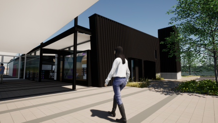 Library Upgrade 2021 Concept children's entry